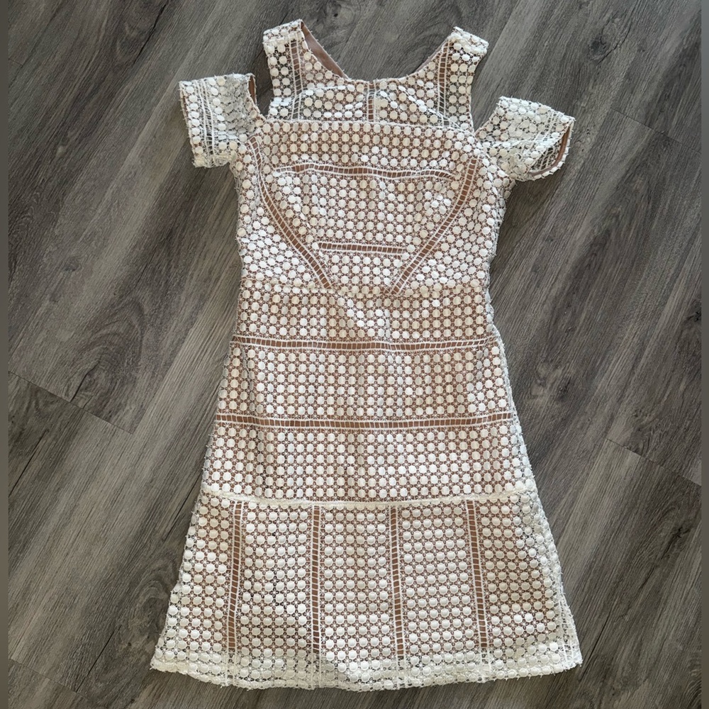 💓 TOPSHOP cream/white dress - Picture 6 of 10